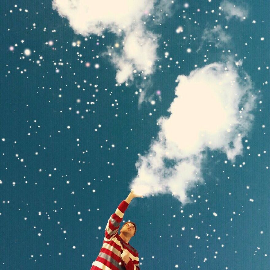 Markus Einspannier's "Usetheclouds",a Decade Of Whimsical Interactions Between People And Clouds