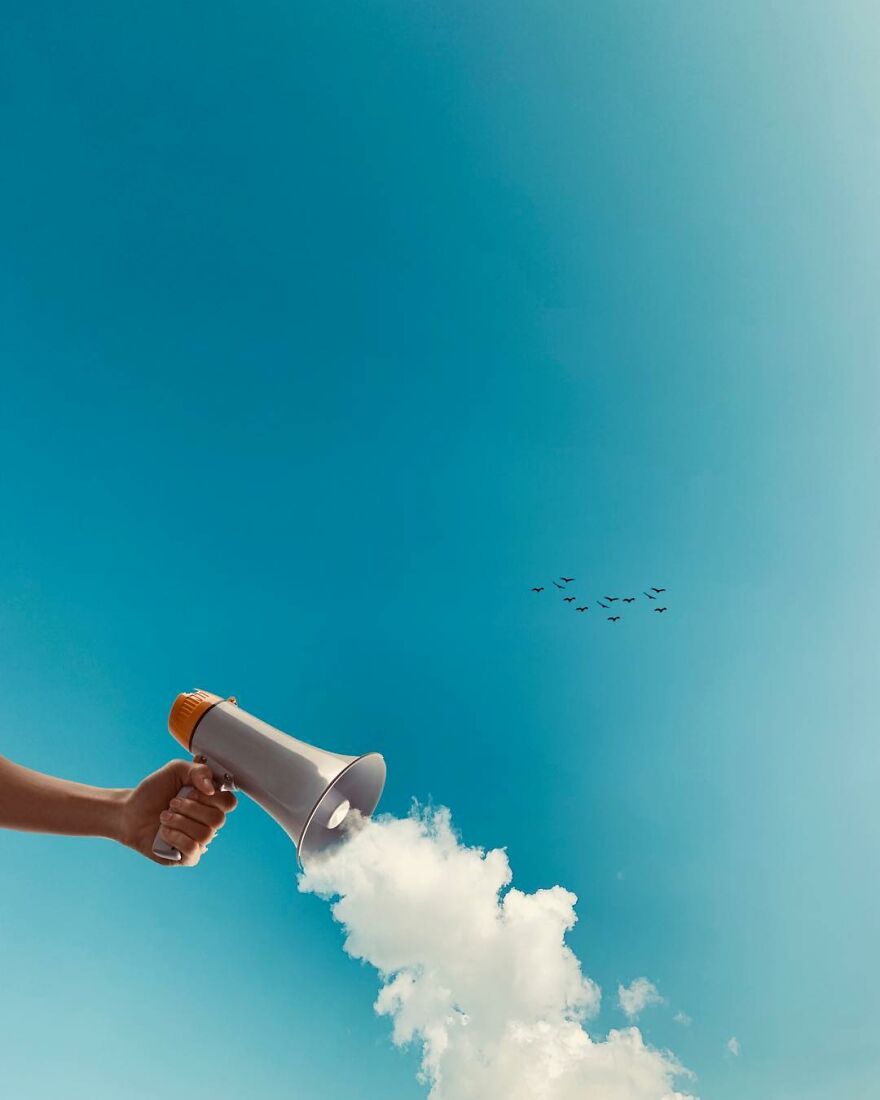 Markus Einspannier's "Usetheclouds",a Decade Of Whimsical Interactions Between People And Clouds