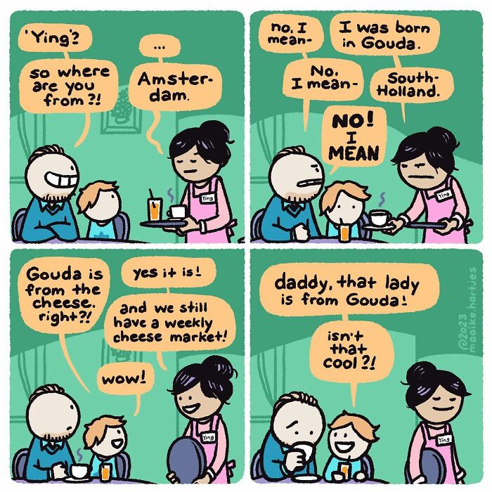 Meet Maaike Hartjes, The Dutch Cartoonist Blending Humor And Social Critique