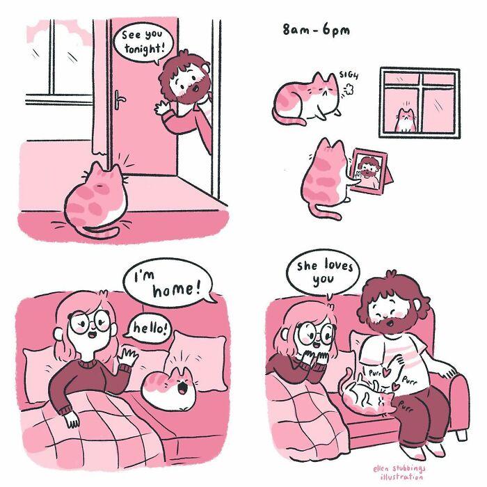 Meet The Cozy World Of Cat Comics With Ellen Stubbings