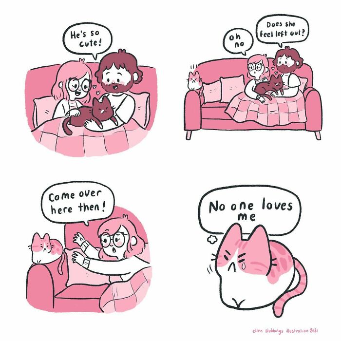 Meet The Cozy World Of Cat Comics With Ellen Stubbings