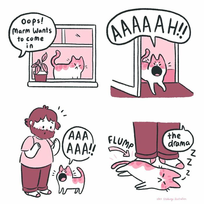 Meet The Cozy World Of Cat Comics With Ellen Stubbings