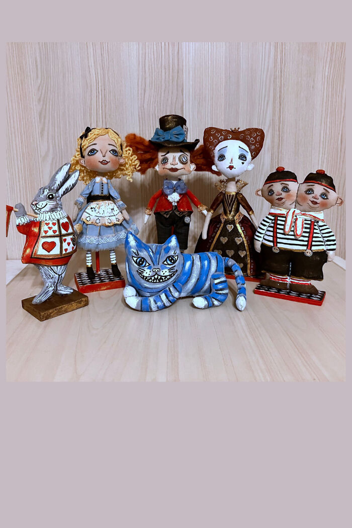 My Alice In Wonderland Art Dolls Collection (8 Pics)