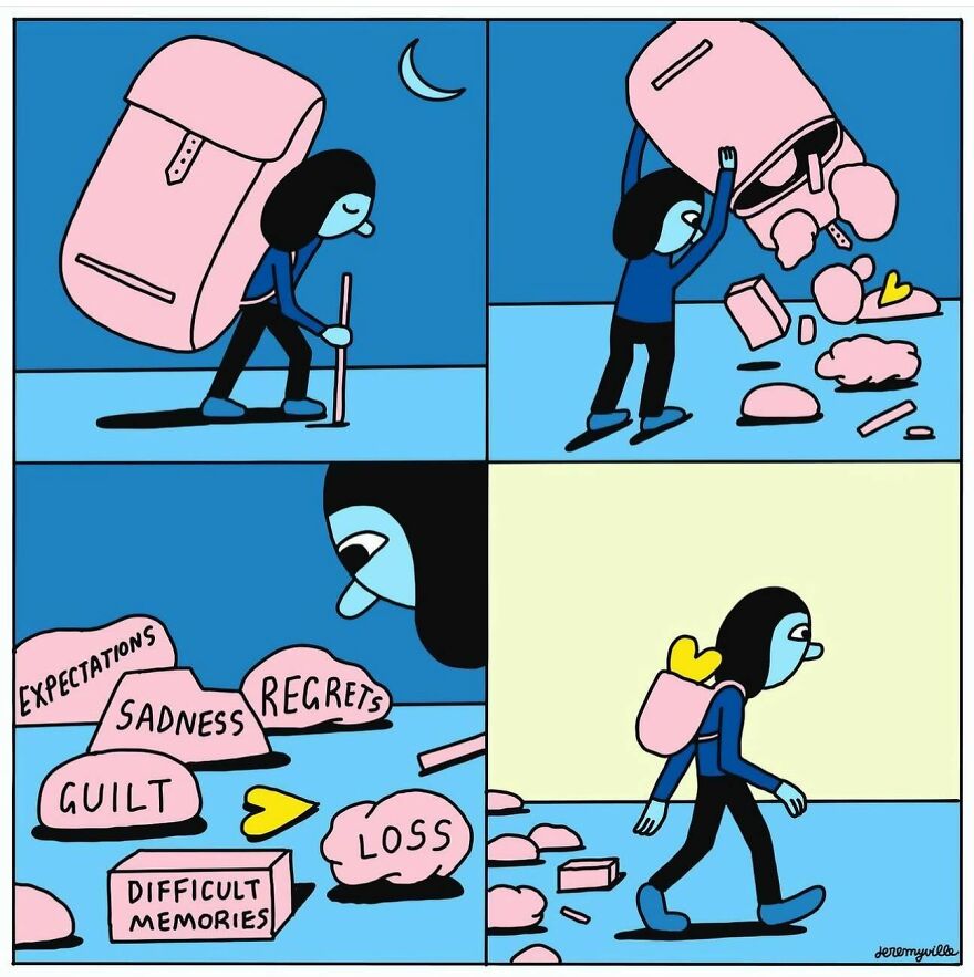 Navigating Mental Struggles: Jeremy Ville's Comics On Loneliness And Resilience