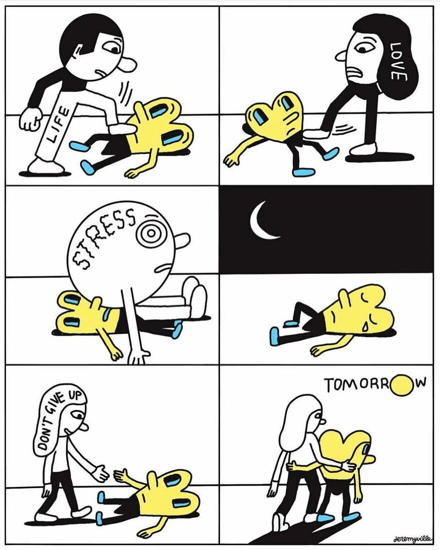 Navigating Mental Struggles: Jeremy Ville's Comics On Loneliness And Resilience