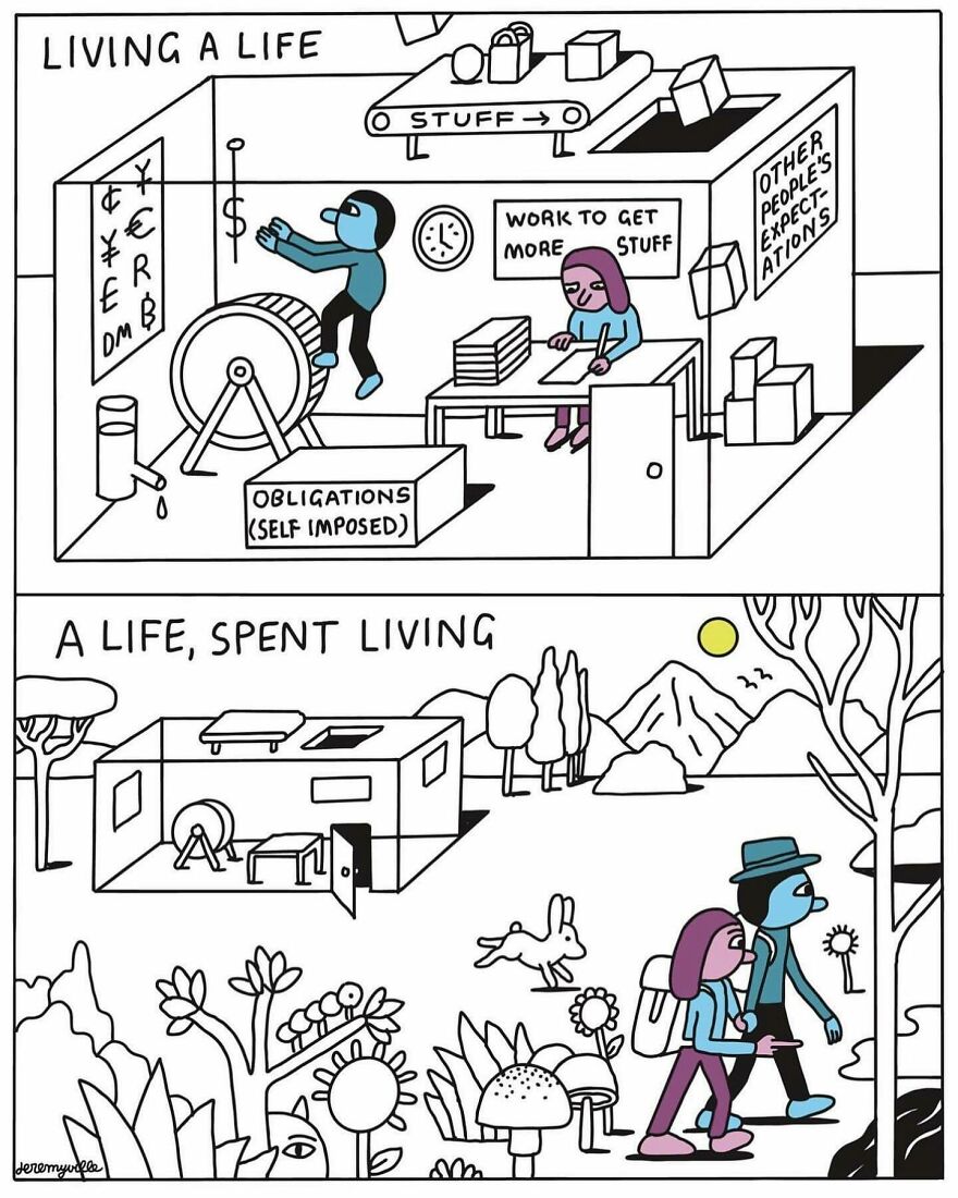 Navigating Mental Struggles: Jeremy Ville's Comics On Loneliness And Resilience