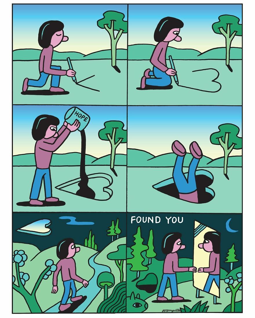 Navigating Mental Struggles: Jeremy Ville's Comics On Loneliness And Resilience