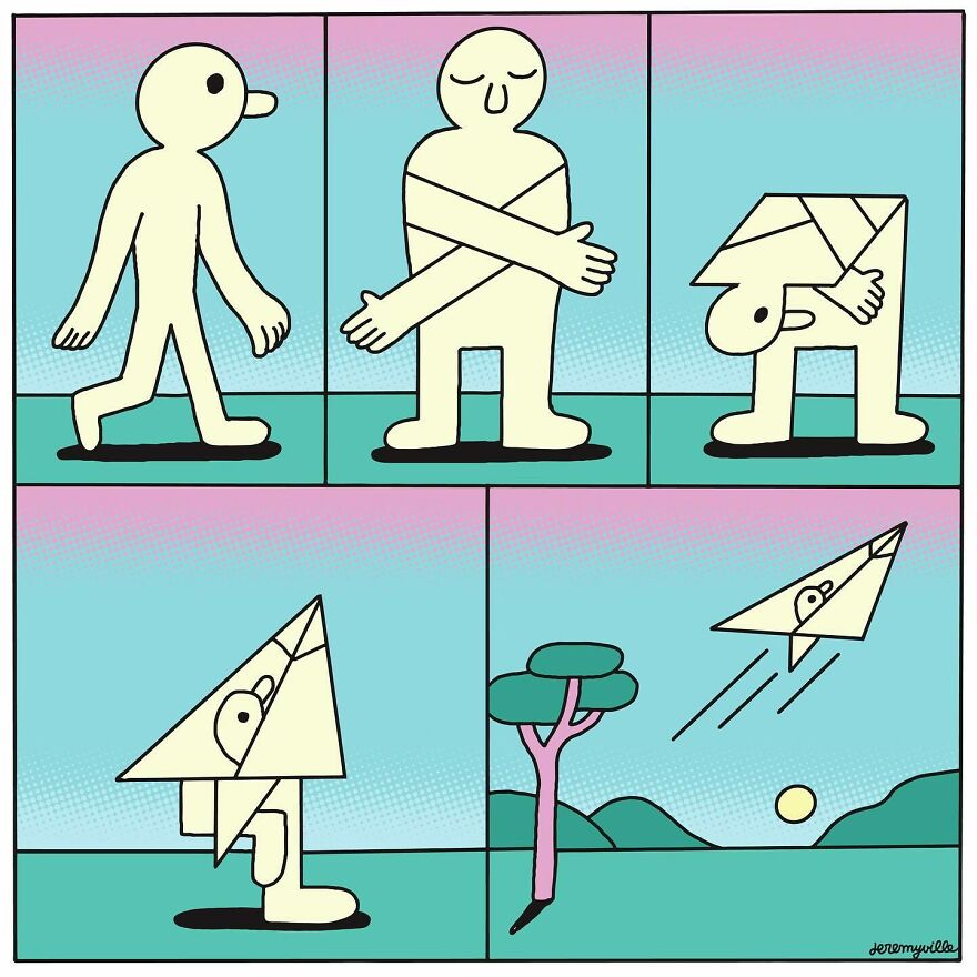 Navigating Mental Struggles: Jeremy Ville's Comics On Loneliness And Resilience