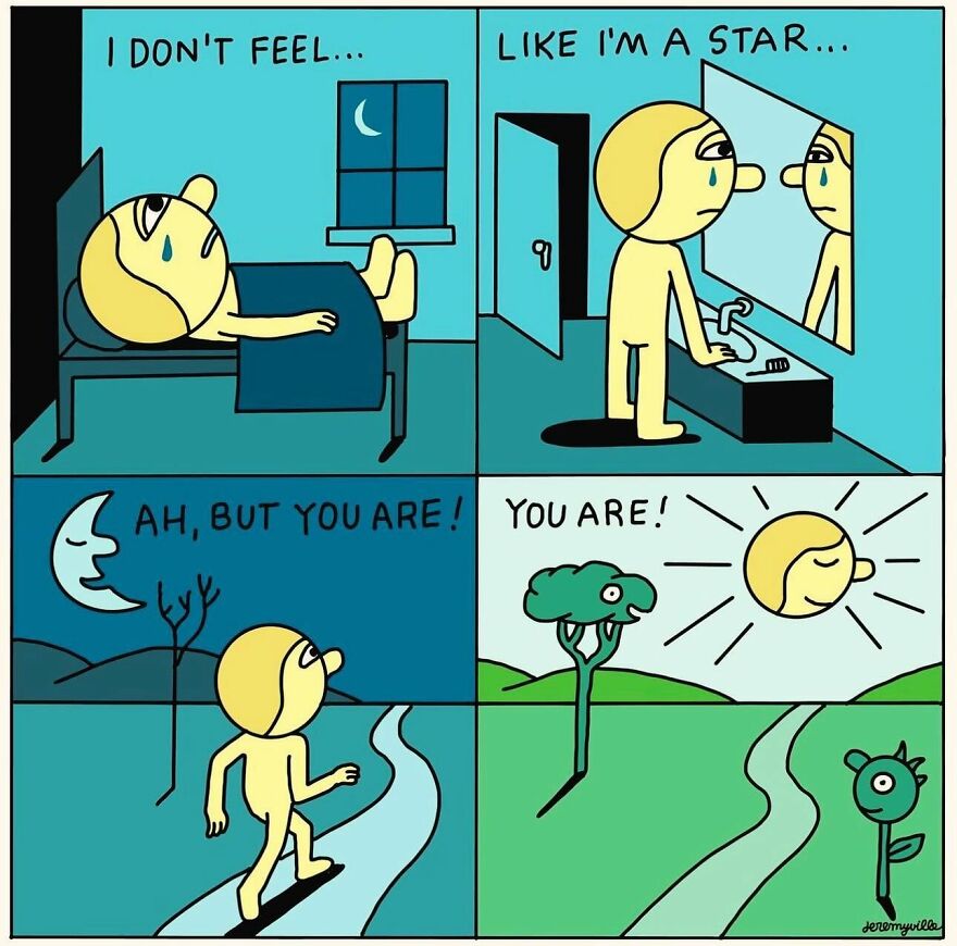 Navigating Mental Struggles: Jeremy Ville's Comics On Loneliness And Resilience