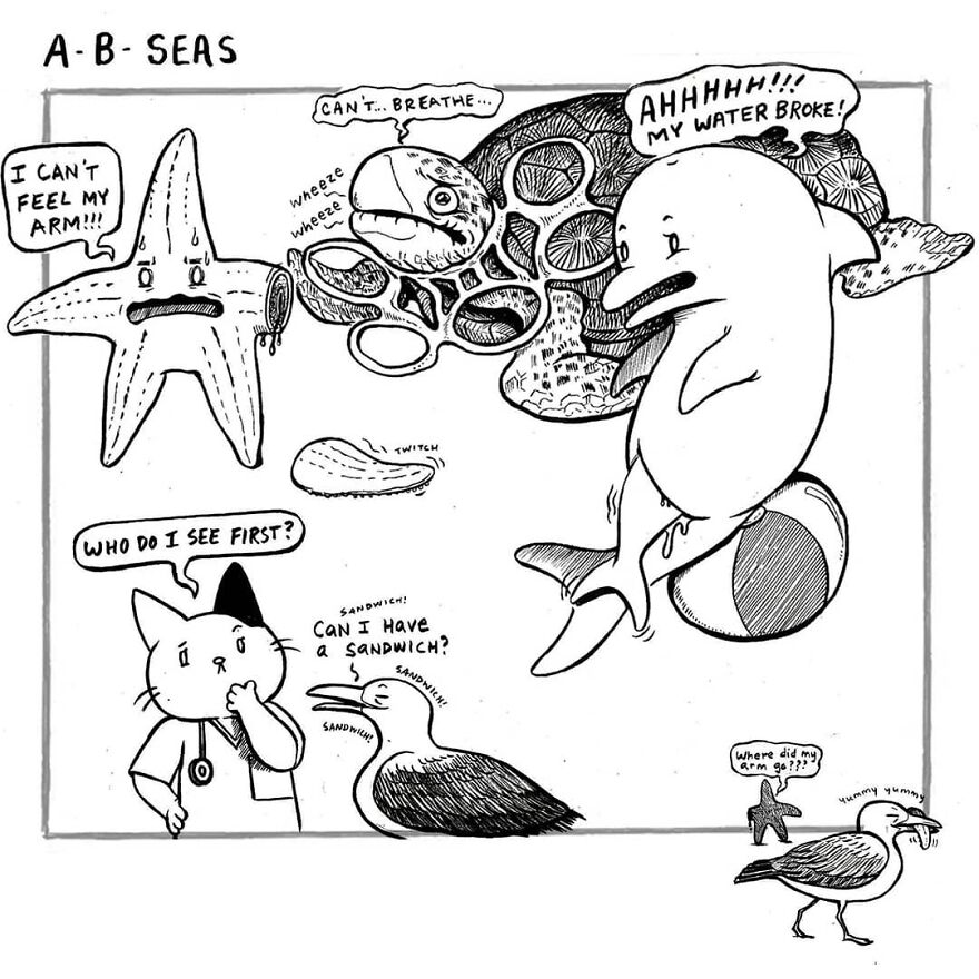 Paws-Itively Adorable: Meet Malaysian Artist Kitty Moon And Her Nurse Katz Web Comics!