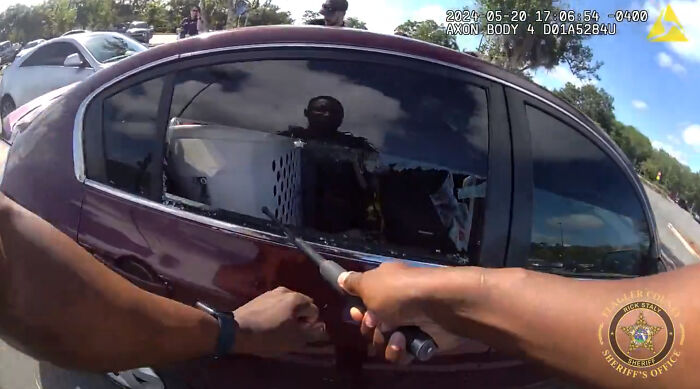 "Thank You For Saving Her": Deputies Praised For Smashing Window And Saving Toddler Locked In Car