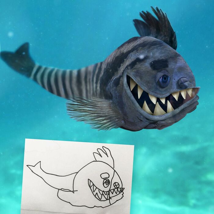 This Guy Continues To Turn Children's Drawings Into Reality (New Pics)