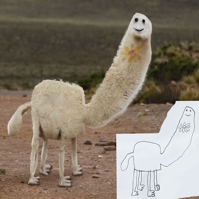 This Guy Continues To Turn Children's Drawings Into Reality (New Pics)