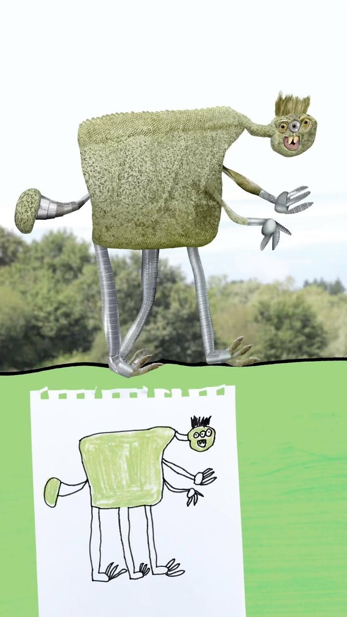 This Guy Continues To Turn Children's Drawings Into Reality (New Pics)