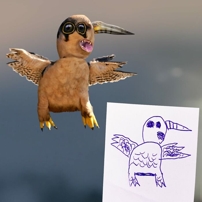 This Guy Continues To Turn Children's Drawings Into Reality (New Pics)