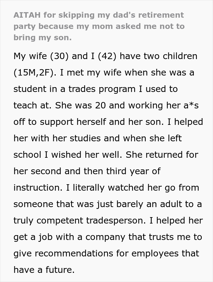 Mom Has Problem With Man Adopting His Son, He Skips Family Gathering In Response