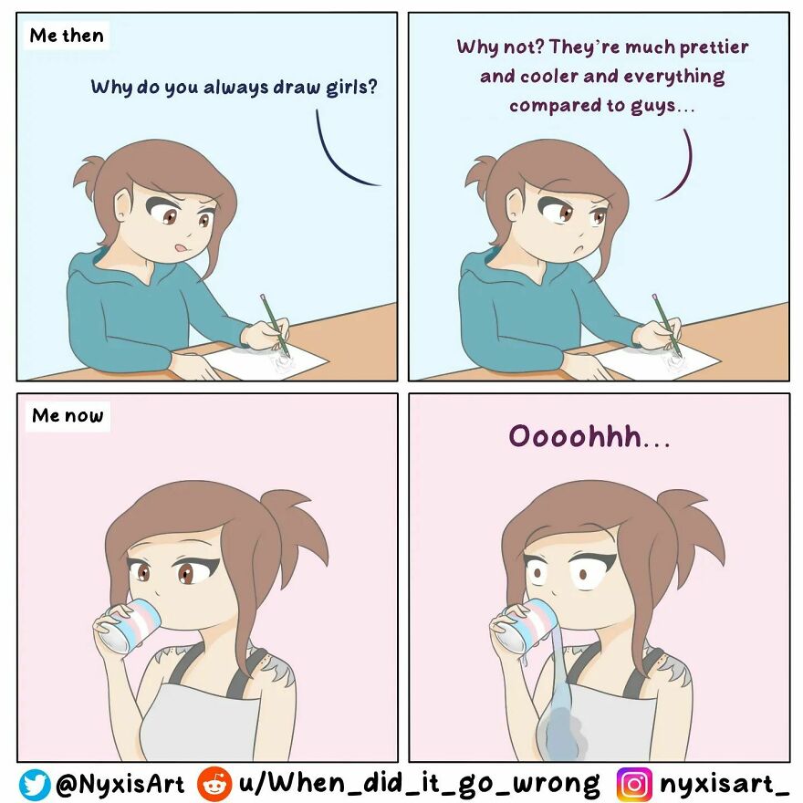 Unveiling Nyxis: The Mystery Artist Behind Relatable Female Comics