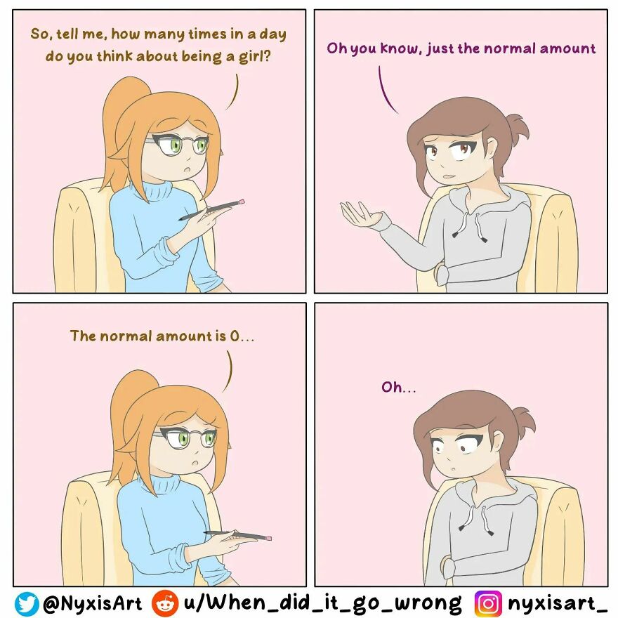 Unveiling Nyxis: The Mystery Artist Behind Relatable Female Comics