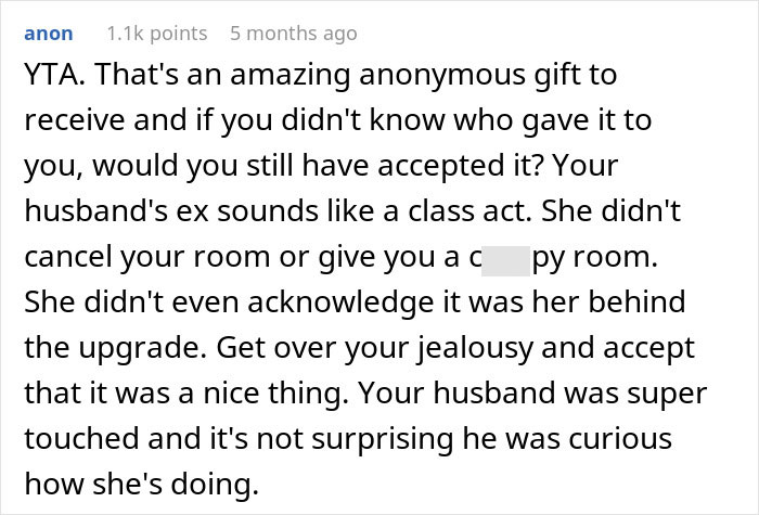 Woman Is Mad Husband's Ex Of 9 Years Upgraded Their Hotel Room, Gets A Reality Check Online Woman Is Mad Husband's Ex Of 9 Years Upgraded Their Hotel Room, Gets A Reality Check Online