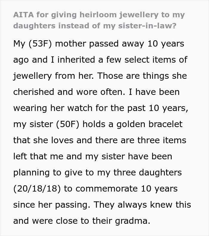 Internet Helps Woman To See Right Through Future SIL&rsquo;s Manipulation After She Demands Heirloom