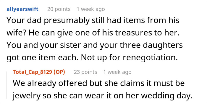 Internet Helps Woman To See Right Through Future SIL&rsquo;s Manipulation After She Demands Heirloom