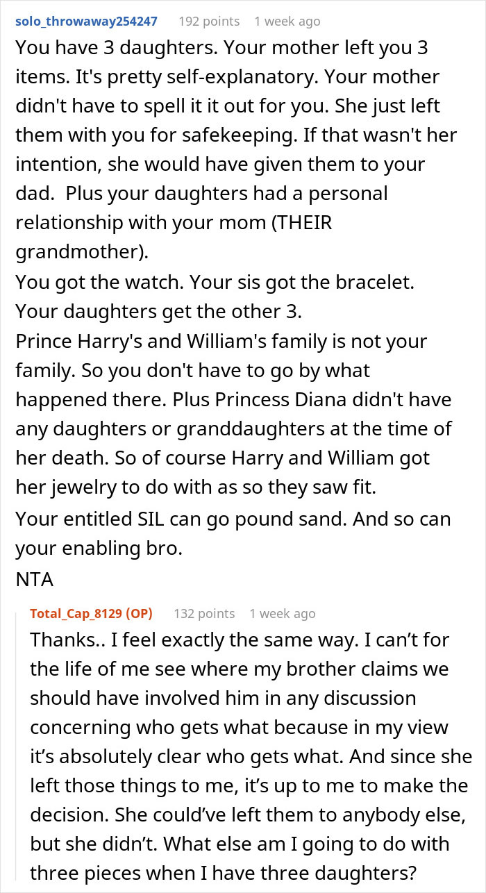 Internet Helps Woman To See Right Through Future SIL&rsquo;s Manipulation After She Demands Heirloom