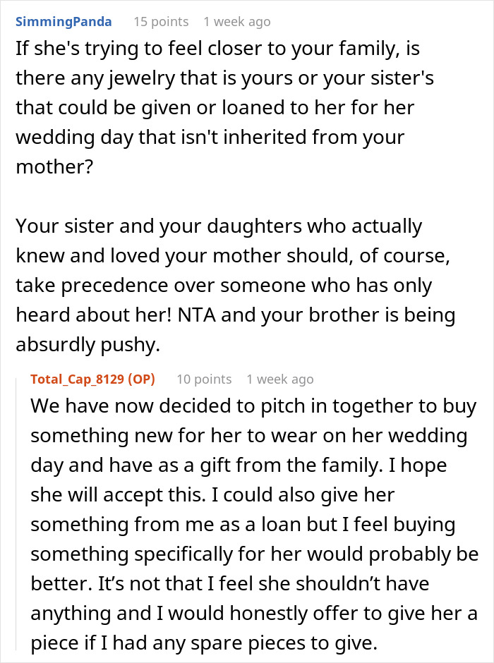 Internet Helps Woman To See Right Through Future SIL&rsquo;s Manipulation After She Demands Heirloom