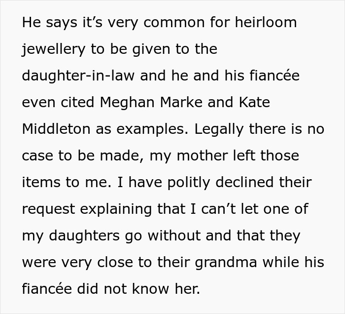 Internet Helps Woman To See Right Through Future SIL&rsquo;s Manipulation After She Demands Heirloom