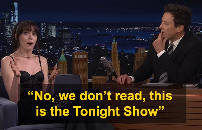 Jimmy Fallon Praised For Quick Reaction After Anne Hathaway&rsquo;s Interview Became Uncomfortable