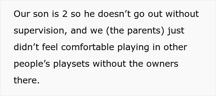 Woman Left Fuming After Neighborhood Kids Invade Her Private Backyard Playset