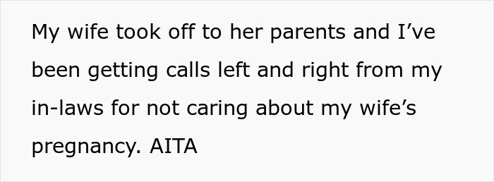 Woman Leaves Home After Husband Tells Her To Stop Talking About Her Pregnancy All The Time Woman Leaves Home After Husband Tells Her To Stop Talking About Her Pregnancy All The Time