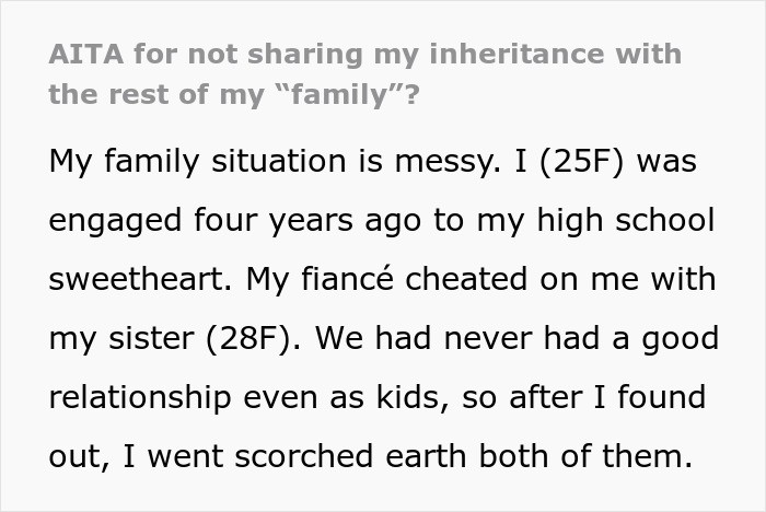 "The Will Is Pretty Airtight": Woman Refuses To Share Inheritance With Family Who Betrayed Her