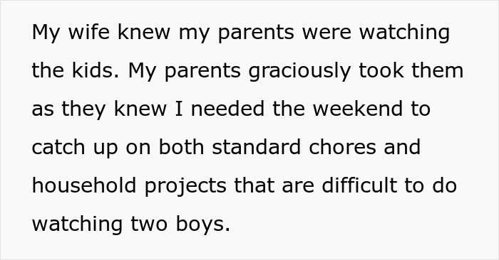 “Thank You, I Guess”: Man’s ‘Surprise’ After Wife’s Getaway Weekend Doesn’t Go As Planned “Thank You, I Guess”: Man’s ‘Surprise’ After Wife’s Getaway Weekend Doesn’t Go As Planned