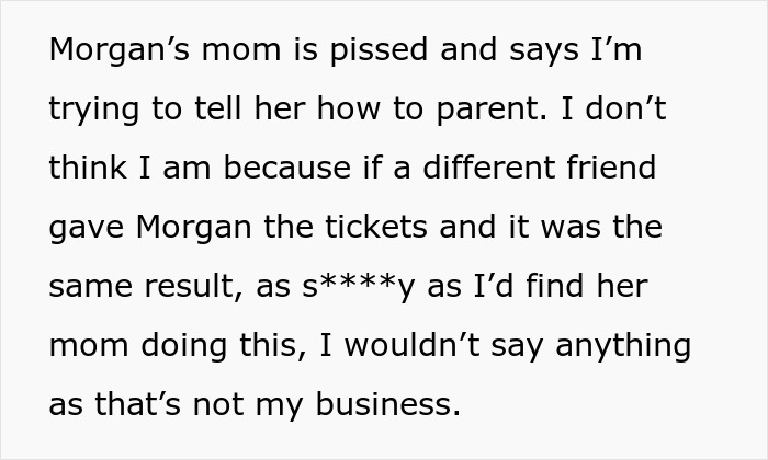 Girl With Several Siblings Is Upset After Mom Says Her Birthday Concert Tickets Will Go To Her Bro