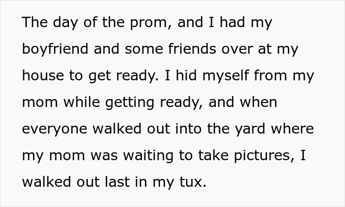 Mom Is Disappointed With Daughter&rsquo;s Prom Dress, Her Petty Revenge Leaves The Mom Speechless
