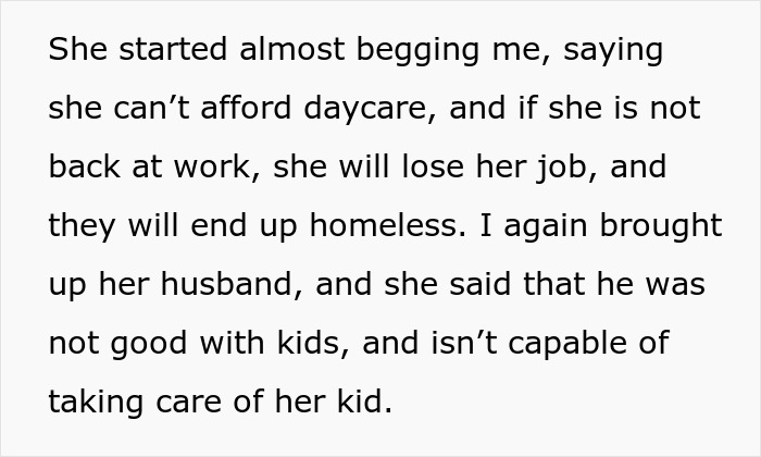 Woman Begs A Friend To Babysit Her Child, Gets A Reality Check About Her Husband Instead