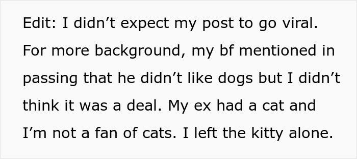&ldquo;Re-Home Her Or He&rsquo;s Out&rdquo;: Entitled BF Makes Demands About Woman&rsquo;s Dog, Regrets It
