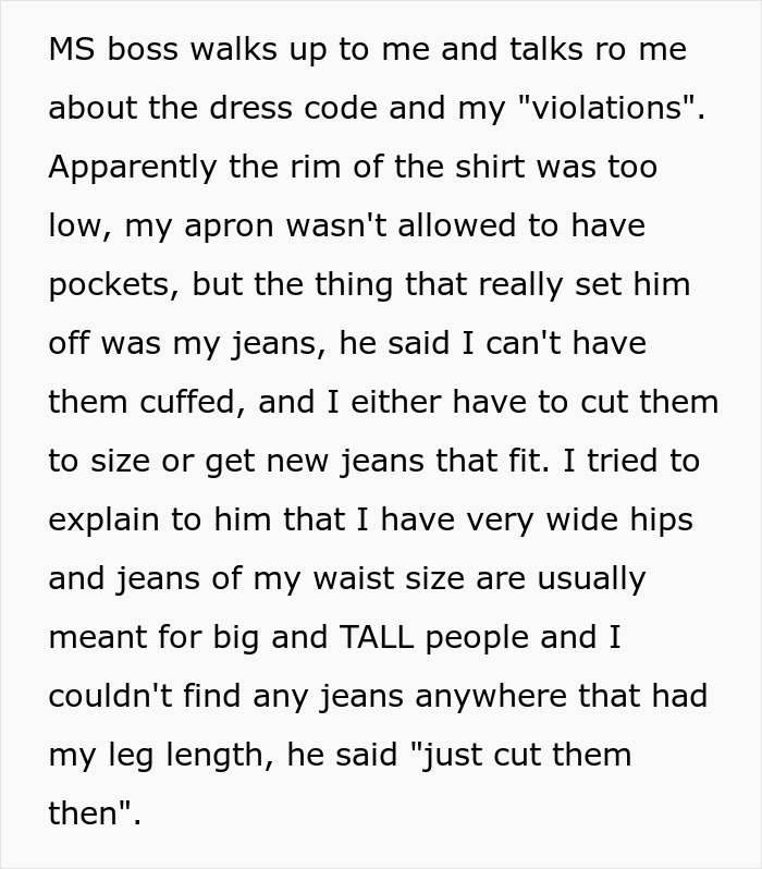 Boss Enforces A Dress Code Without Actually Reading It, Regrets It When Worker Retaliates