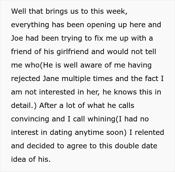 Guy Walks Out Of Blind Date When Friends Try To Set Him Up With Obsessive Woman He&rsquo;s Rejected Thrice