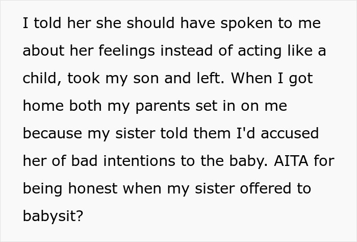 Family Drama Ensues After Man Doesn&rsquo;t Ask Sister To Babysit His Baby After Her Constant Complaints