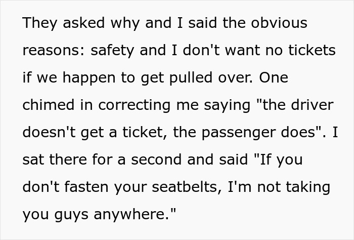 Friends Forced To Walk Home In 40-Degree Weather For Scoffing At Putting On Seatbelts In Guy's Car