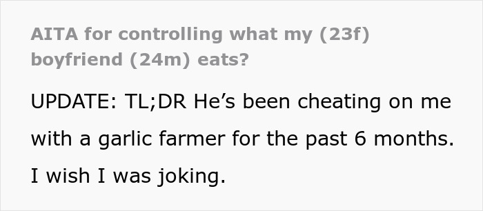 Woman Goes From Hating BF&rsquo;s Garlic Obsession To Heartbreak By Unravelling His Affair Through It