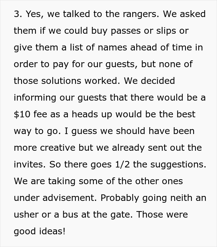 Guests Told To Pay $10 Entry Fee And Bring Chairs To Ridiculously Cheap Wedding, Call Couple Out