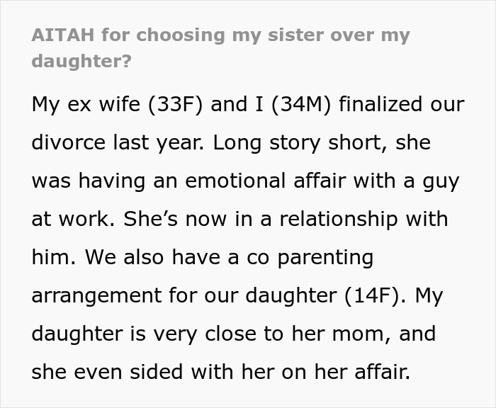 Man Is Extremely Hurt By Daughter Saying She Likes Mom's New BF Better, Removes Her From His Life