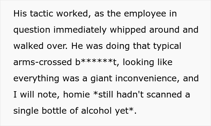 Boomer Thinks He Can Disrespect Cashier, Passerby Decides To Meet Him At His Job For A Lesson