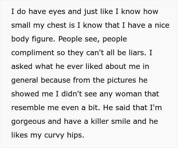 Woman’s Husband Keeps Advocating For Breast Implants For Her, She Finally Snaps Woman’s Husband Keeps Advocating For Breast Implants For Her, She Finally Snaps