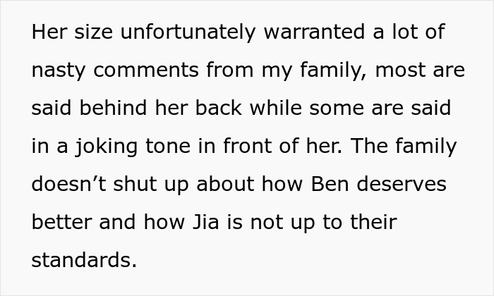 Man&rsquo;s GF Harshly Judged By Family For Her Weight, She Gets Angry When His Sister Tells Her The Truth