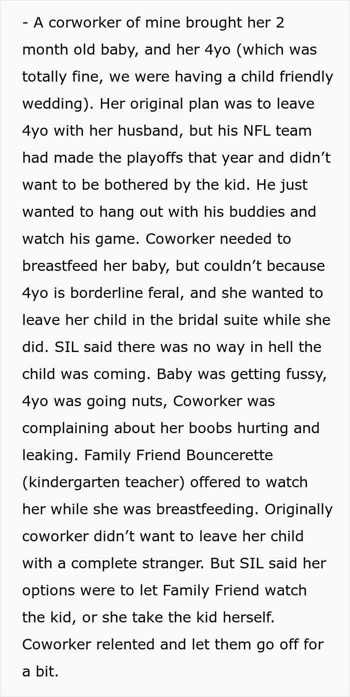 Woman Shares Her Wedding Drama She Had No Idea Was Unfolding Because Of Her &ldquo;Bouncerettes&rdquo;