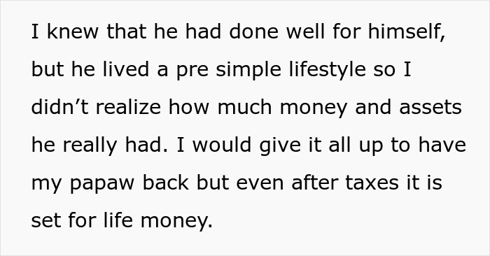 "The Will Is Pretty Airtight": Woman Refuses To Share Inheritance With Family Who Betrayed Her