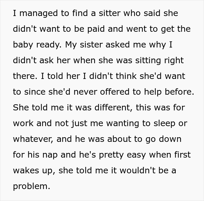 Family Drama Ensues After Man Doesn&rsquo;t Ask Sister To Babysit His Baby After Her Constant Complaints
